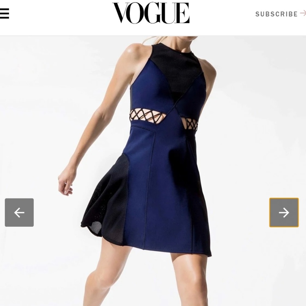 Nwt Jonathan Simkhai cut out Zaha Gigi tennis dress S